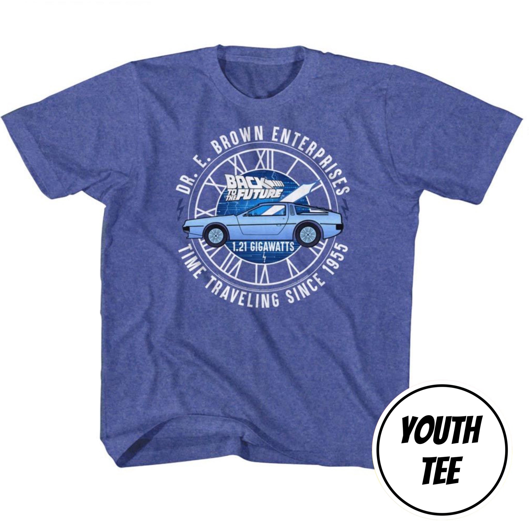 Youth Back To The Future Dr. E Brown Enterprise T-Shirt