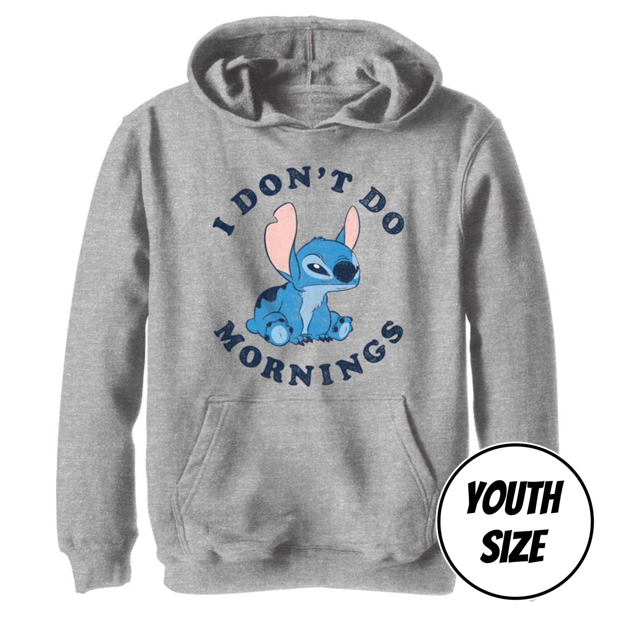 Boy's Disney Stitch Mornings Pullover Hoodie
