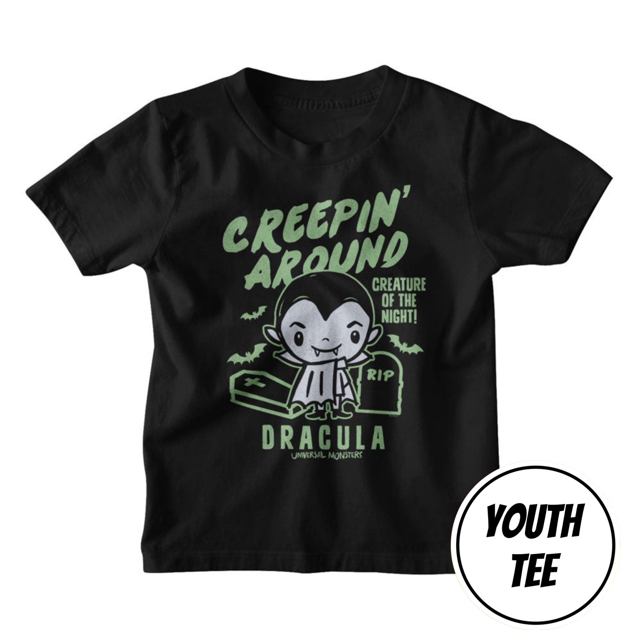 Youth Universal Monsters Creepin Around T-Shirt