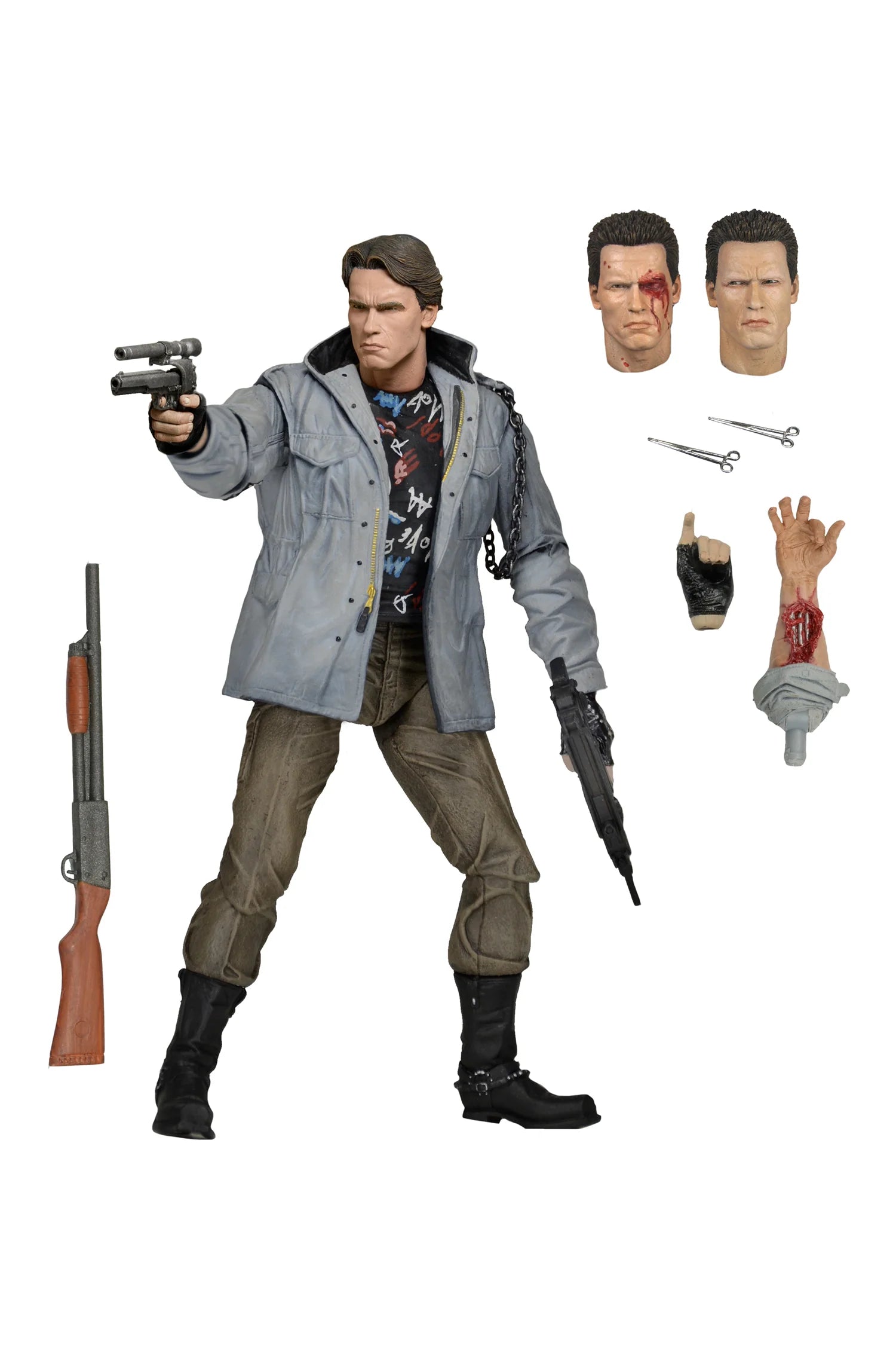 NECA Terminator - Ultimate T-800 7" Action Figure (TECH NOIR)