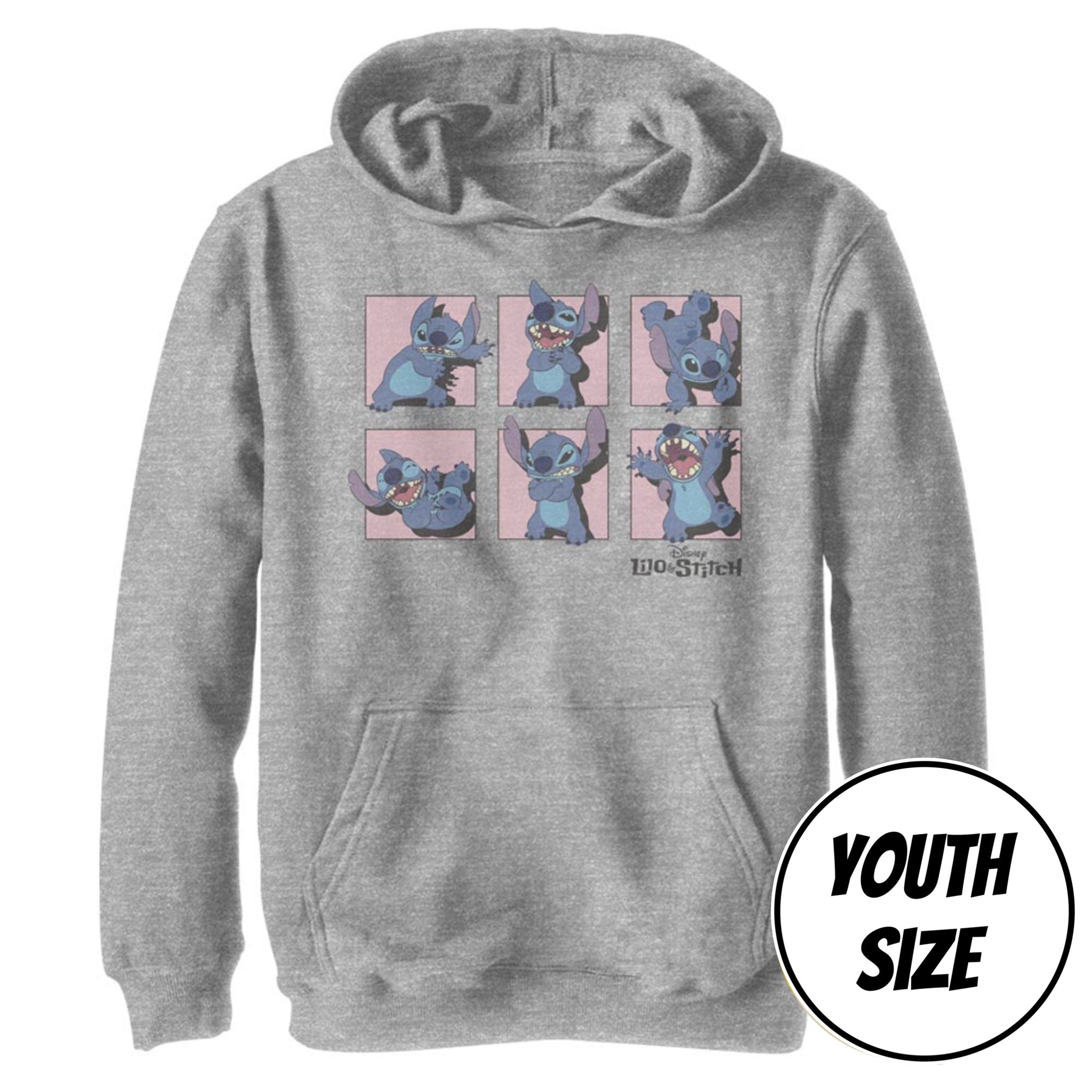 Boy's Disney Stitch Poses Pullover Hoodie