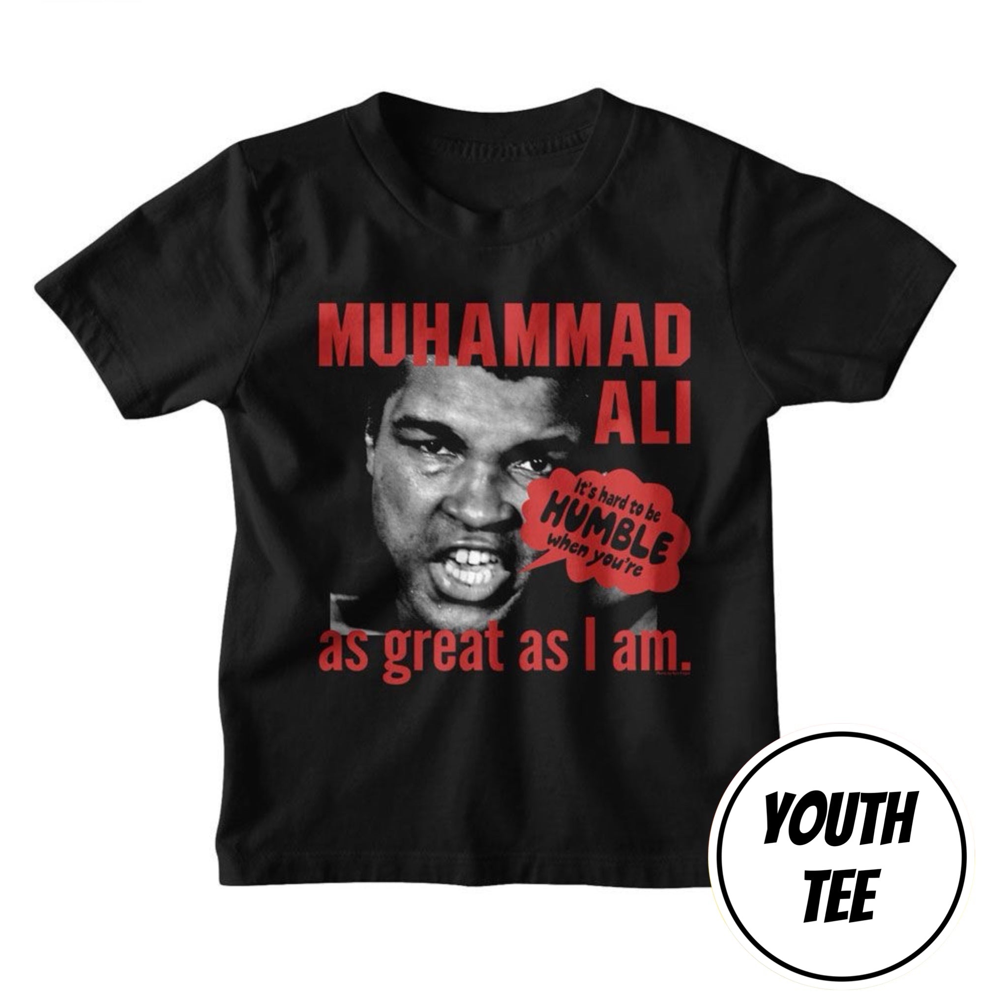Youth Muhammad Ali Hard To Be Humble T-Shirt