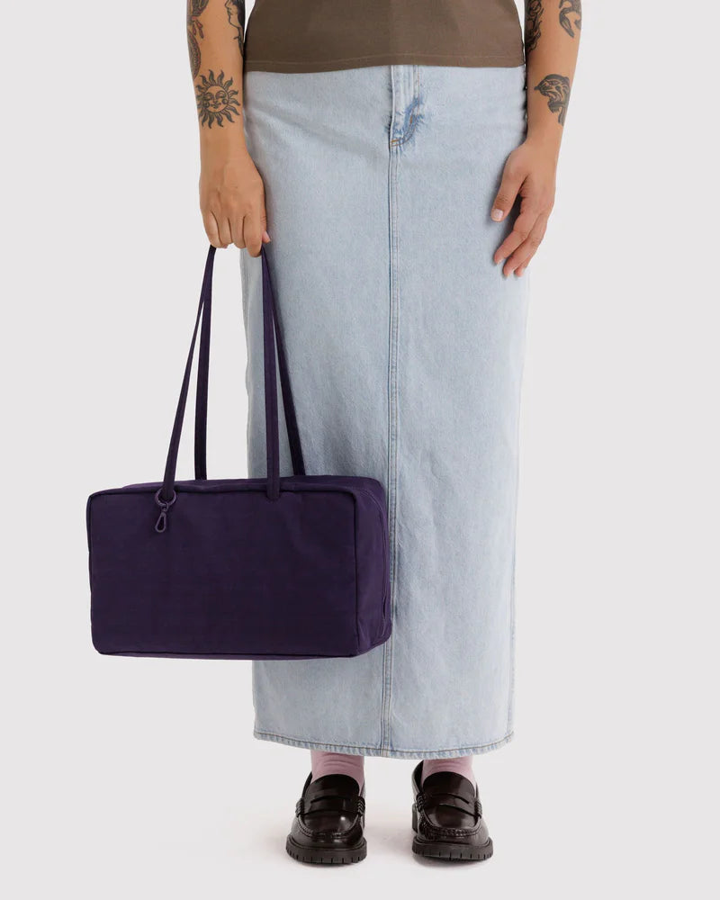 BAGGU Medium Nylon Bowler Bag Fig