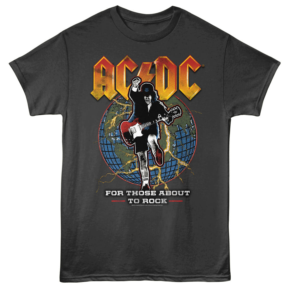 ACDC Highway To Hell Globe Wings T-Shirt