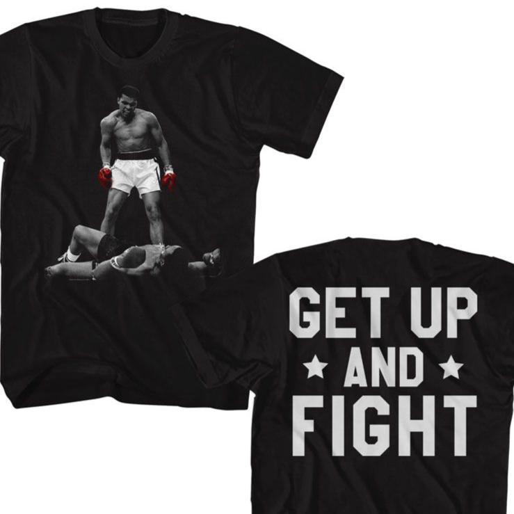Muhammad Ali Vs Liston Get Up T-Shirt | Blue Culture Tees