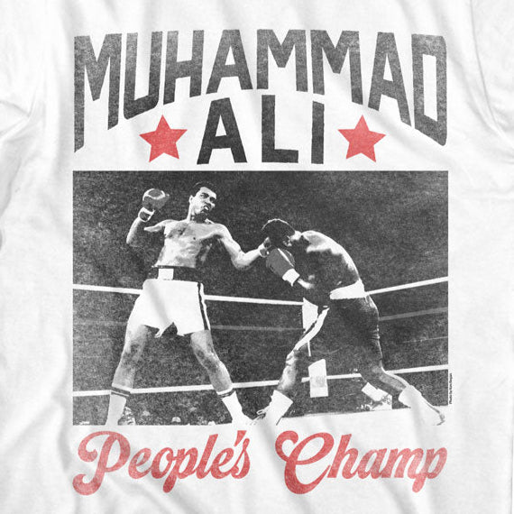 Muhammad Ali Peoples Champ Fade T-Shirt