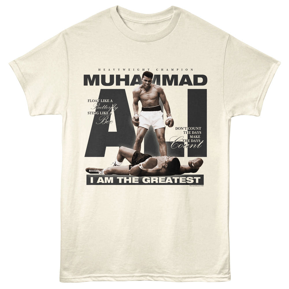 Muhammad Ali Iconic Photo and Quotes T-Shirt