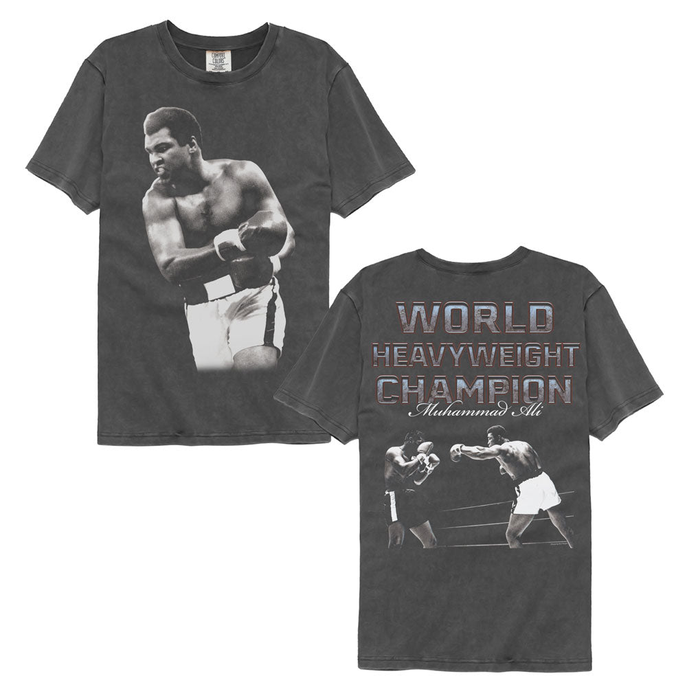 Muhammad Ali World Champ Shadows Comfort Colors F B T-Shirt