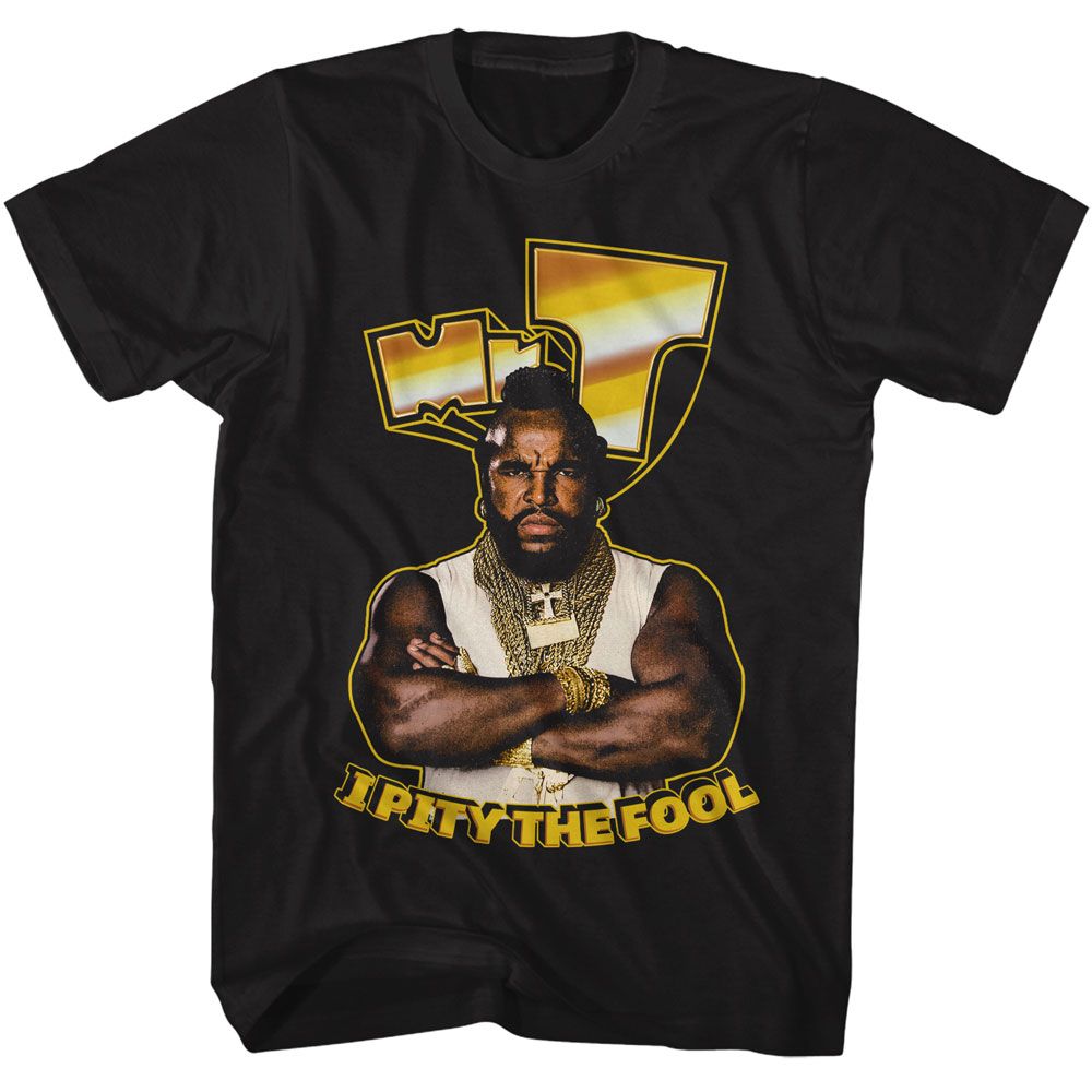 Mr T Gold Logo T-Shirt