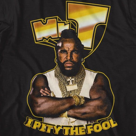 Mr T Gold Logo T-Shirt