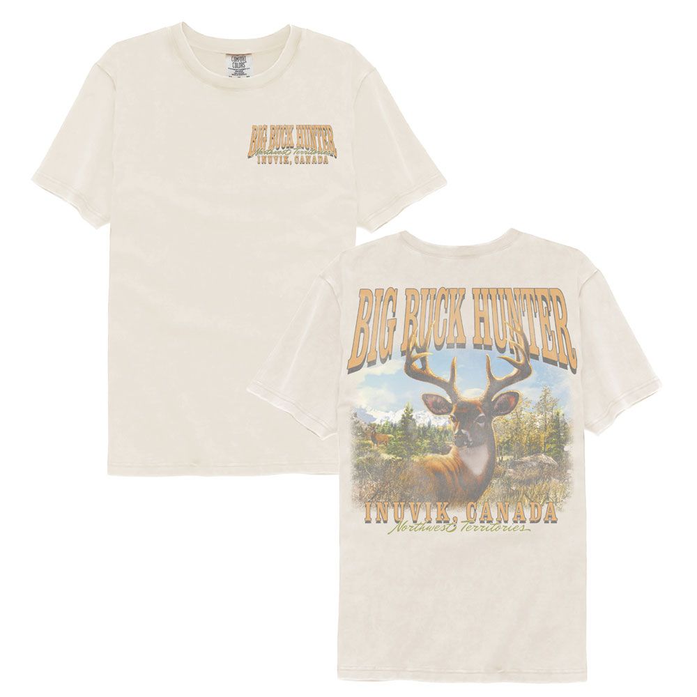 Big Buck Hunter Inuvik Canada Comfort Colors T-Shirt | Blue Culture Tees