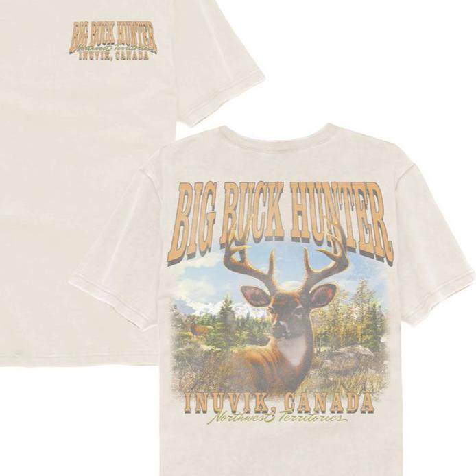 Big Buck Hunter Inuvik Canada Comfort Colors T-Shirt | Blue Culture Tees