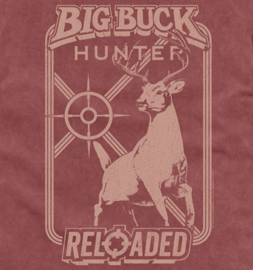 Big Buck Hunter Monochrome Target Comfort Colors T-Shirt