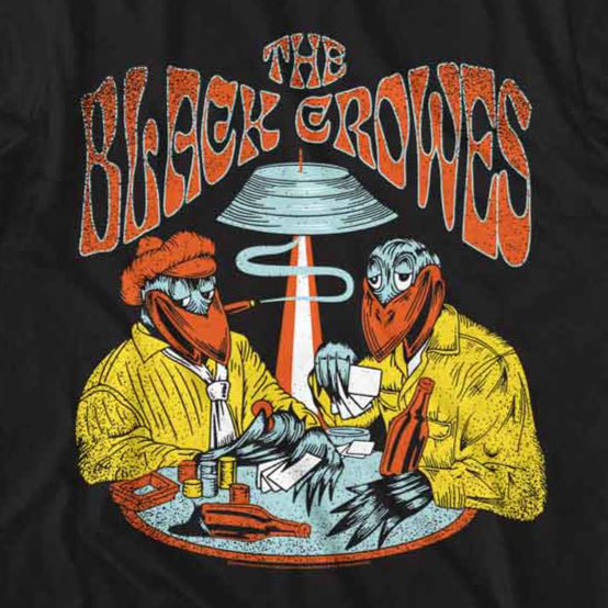 The Black Crowes Poker T-Shirt | Blue Culture Tees