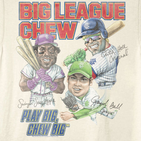 Big League Chew Player Flavors T-Shirt