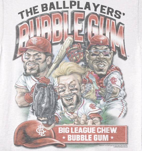 Big League Chew Ballplayers Gum Team Red T-Shirt
