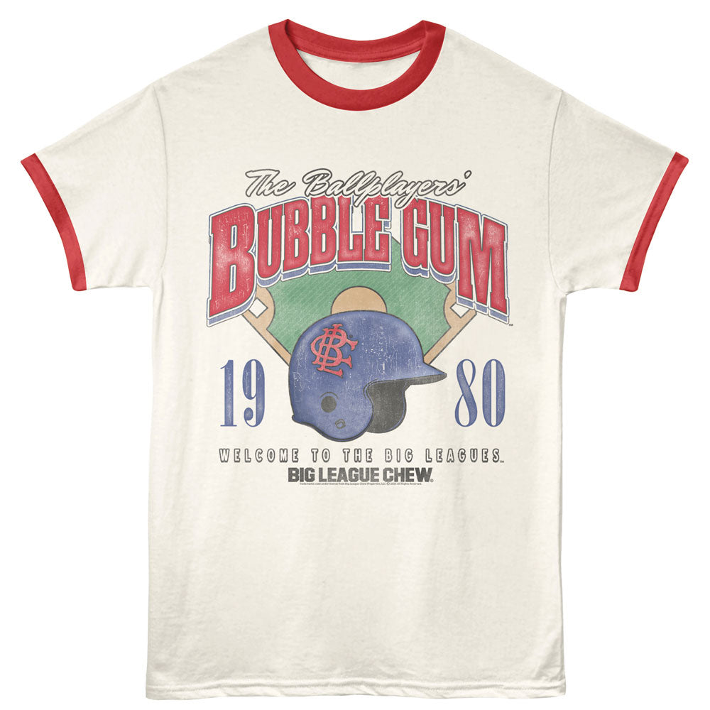 Big League Chew Helmet and Diamond Ringer Shirt