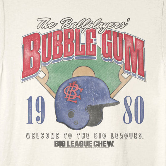 Big League Chew Helmet and Diamond Ringer Shirt