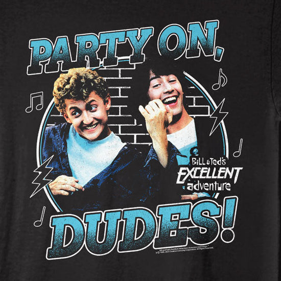 Bill and Ted On Air Guitar T-Shirt