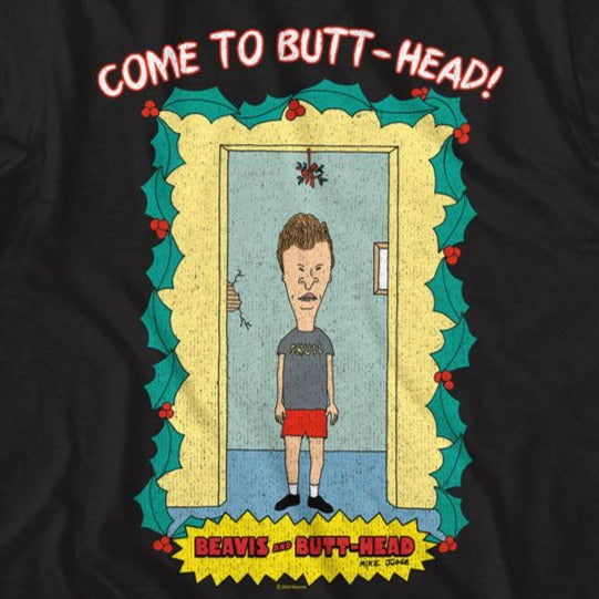 Beavis And Butthead Under Mistletoe T-Shirt