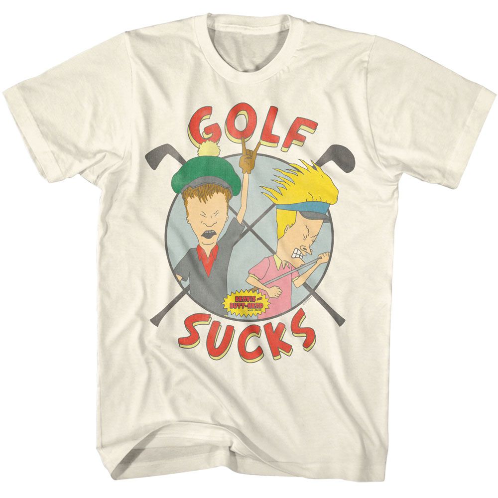 Beavis And Butthead Golf Sucks T-Shirt | Blue Culture Tees