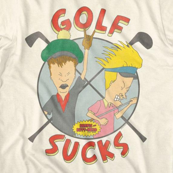 Beavis And Butthead Golf Sucks T-Shirt | Blue Culture Tees
