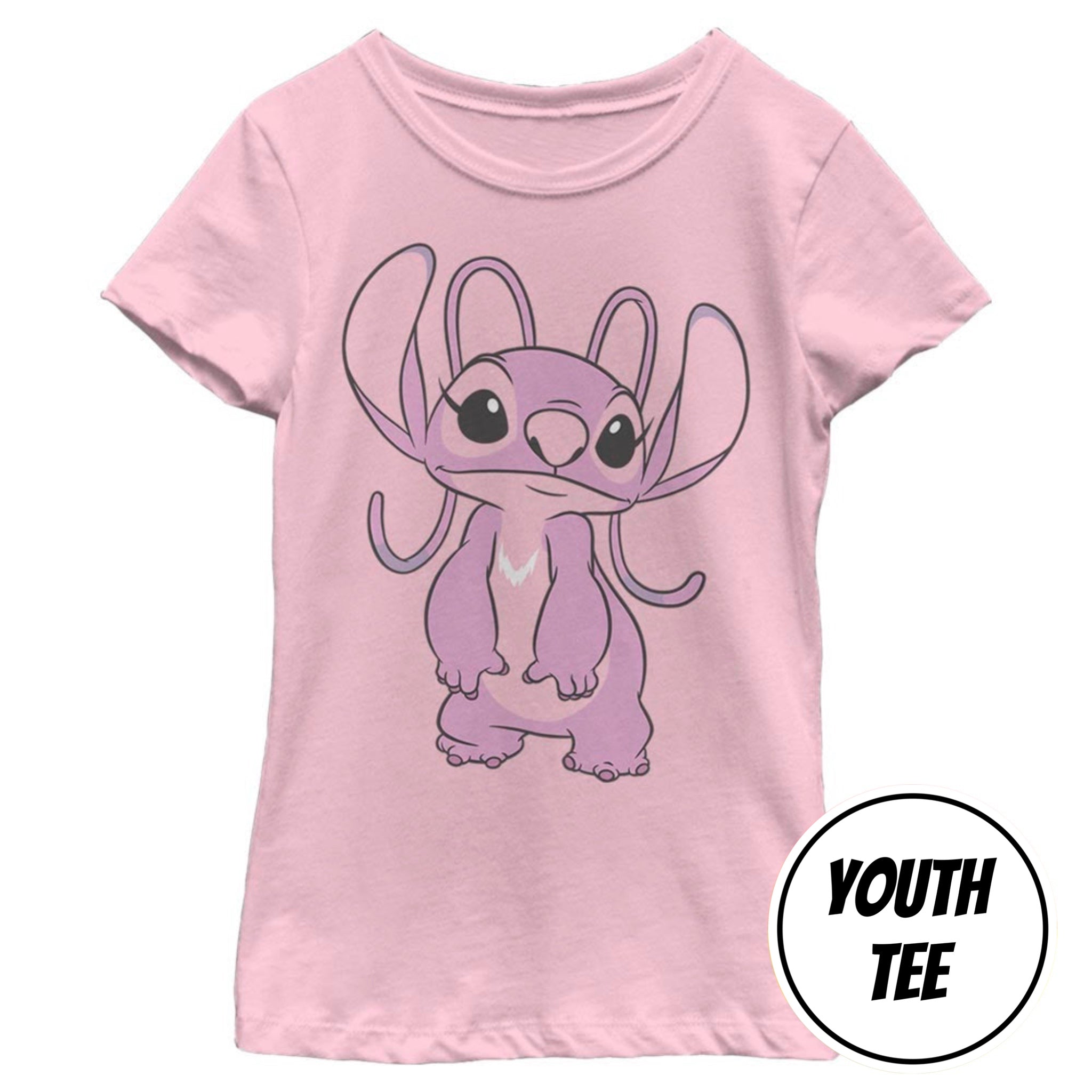Girl's Disney Lilo and Stitch Big Angel T-Shirt
