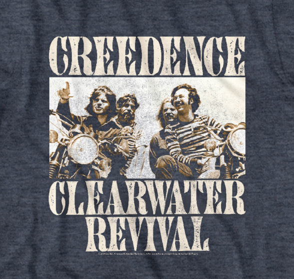 Creedence Clearwater Revival Bikes Photo T-Shirt