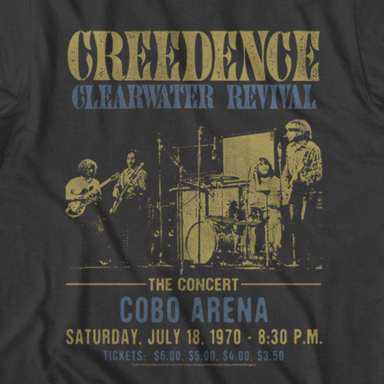 Creedence Clearwater Revival Cobo Arena T-Shirt