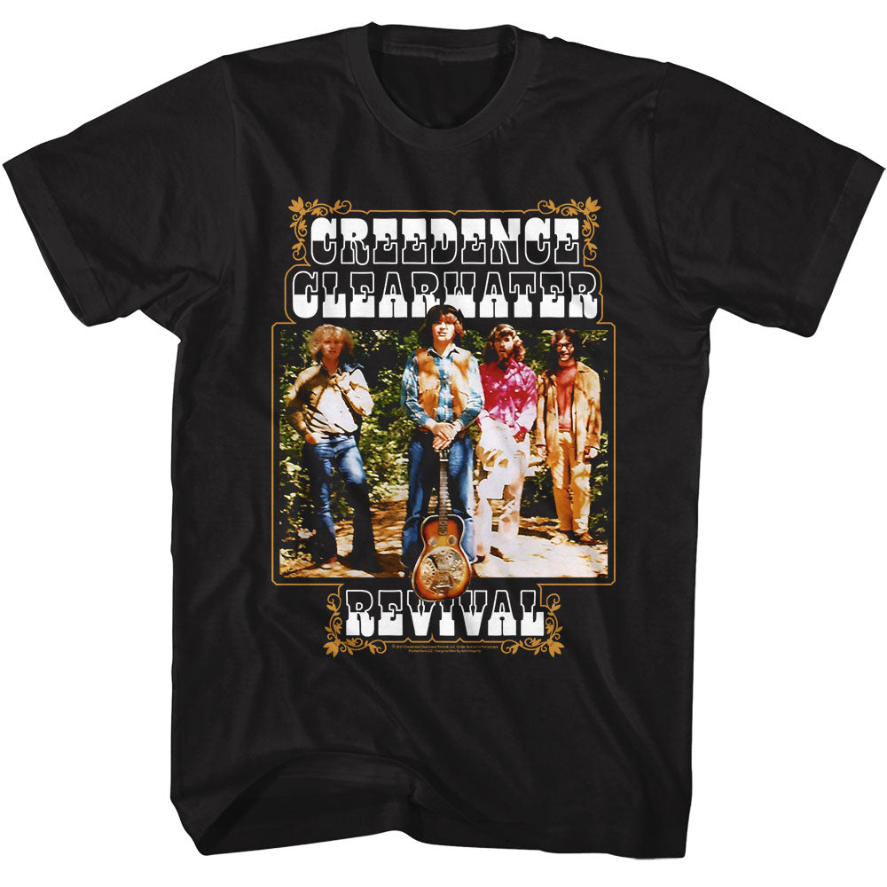 Creedence Clearwater Revival CCR Band and Fancy Box T-Shirt