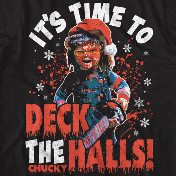 Chucky Deck The Halls T-Shirt