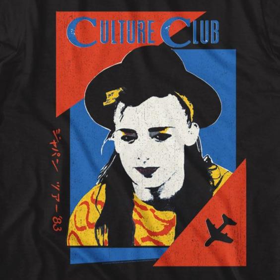 Culture Club Japan Tour T-Shirt | Blue Culture Tees
