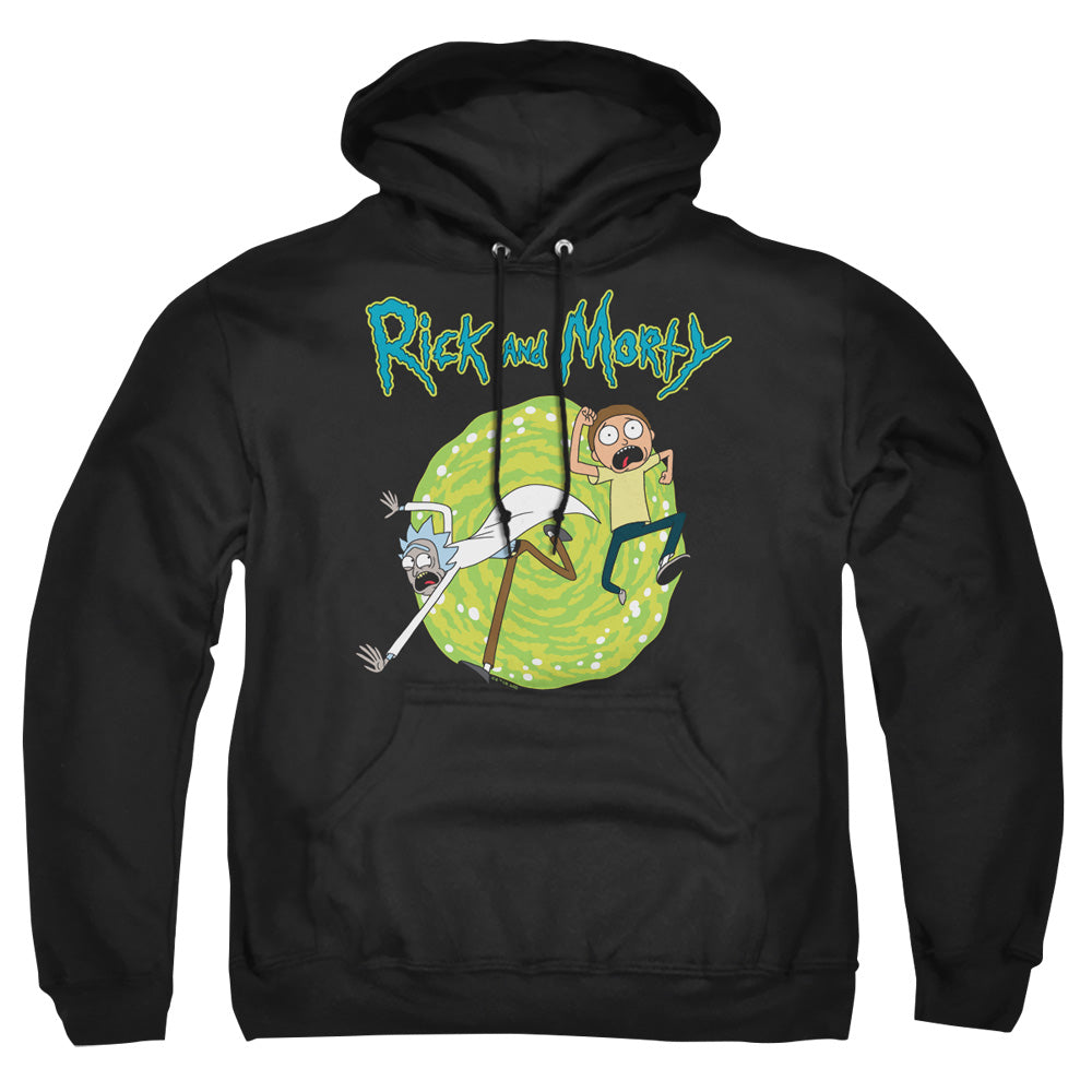 Rick and Morty Wubba Portal Pullover Hoodie | Blue Culture Tees