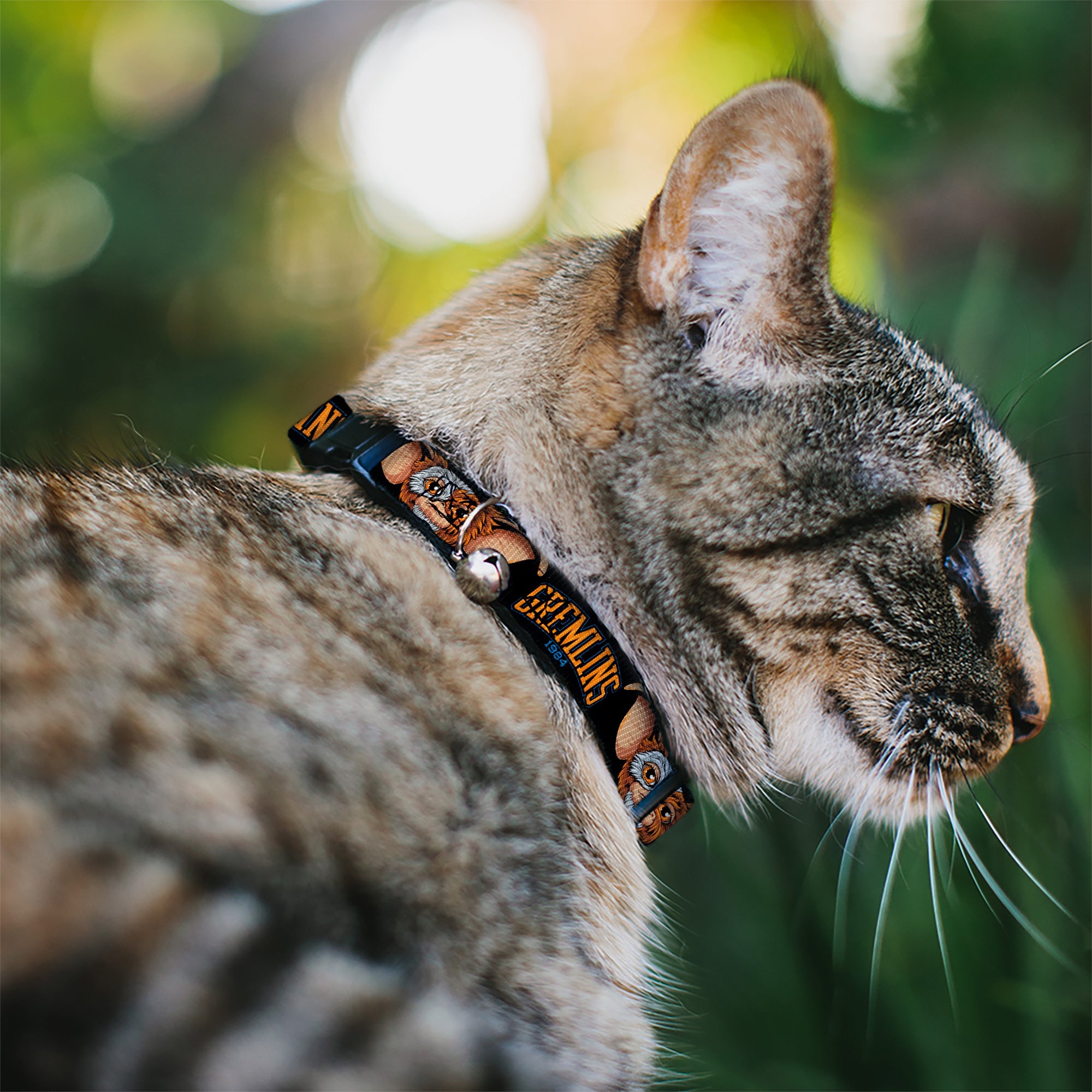 Gremlins 1984 Gizmo Face Breakaway Cat Collar with Bell | Blue Culture Tees