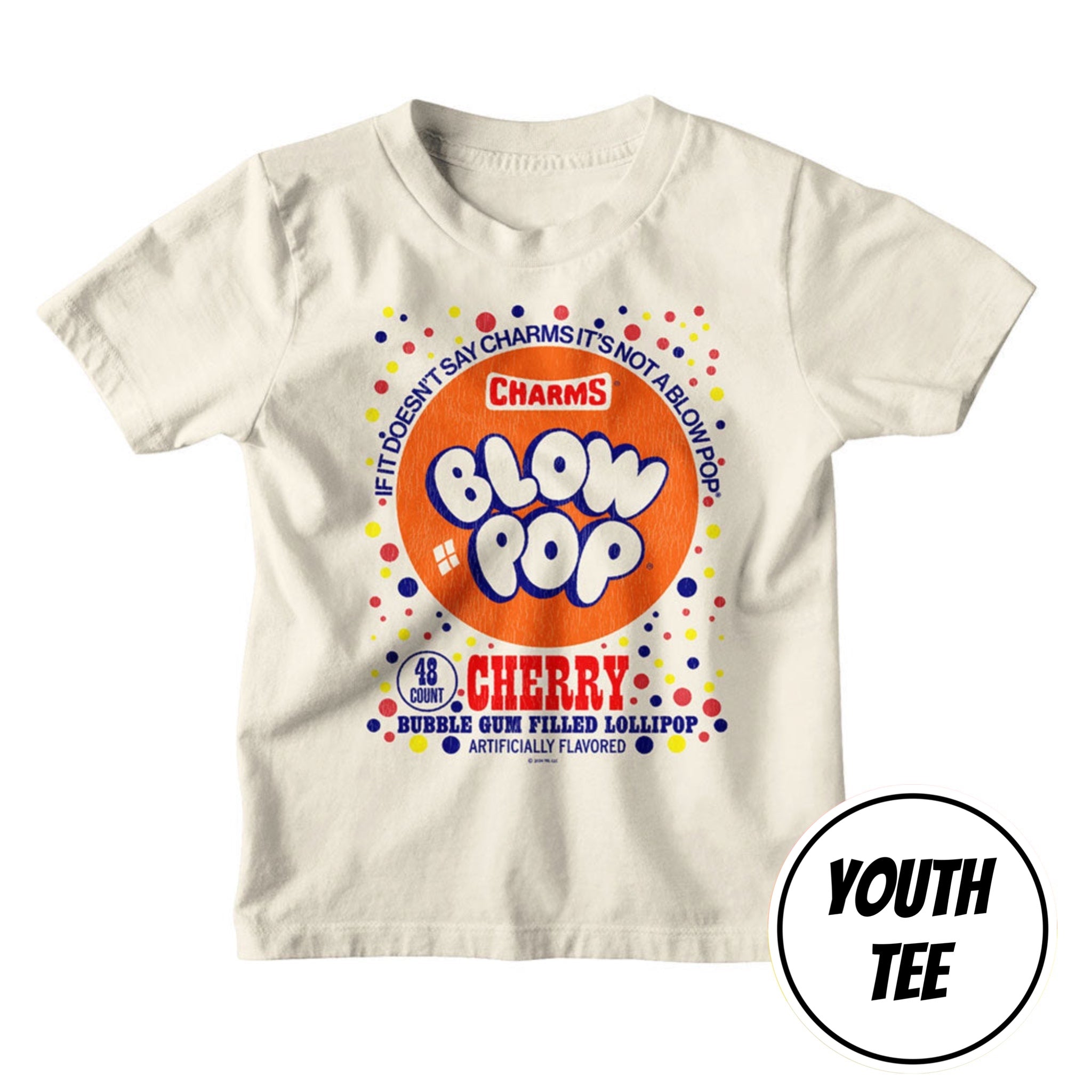 Youth Tootsie Roll Blow Pop Polka Dot T-Shirt