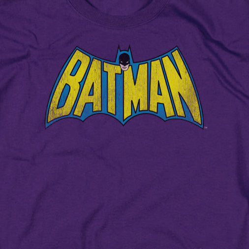 Classic Batman Logo Distressed T-Shirt