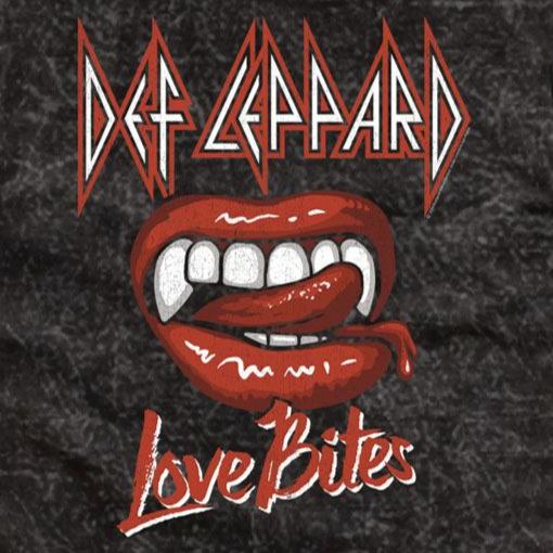 Def Leppard Love Is Biting Mineral Wash T-Shirt | Blue Culture Tees