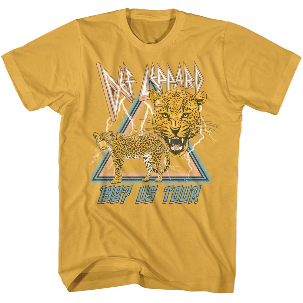 Def Leppard 1987 Lightning And Leopards T-Shirt