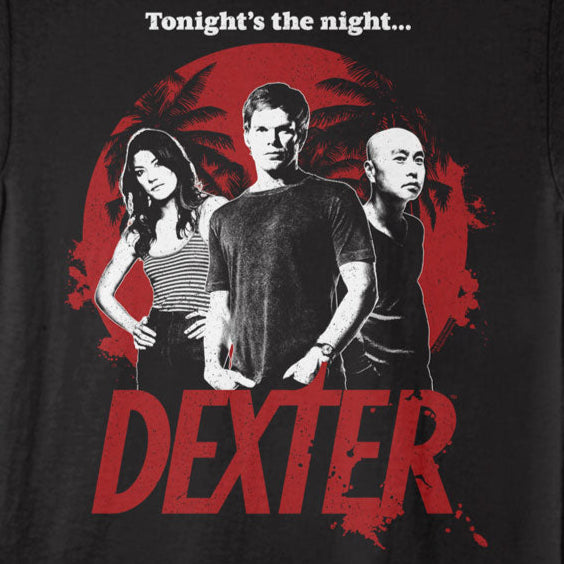 Dexter Group and Palm Trees T-Shirt