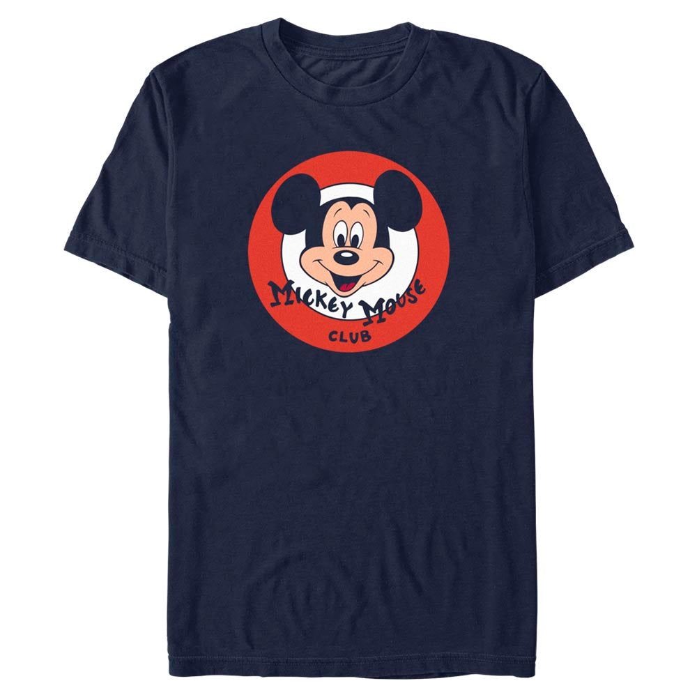 Disney Mickey Mouse Club Mickey Face Logo T-Shirt | Blue Culture Tees