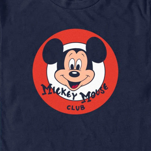 Disney Mickey Mouse Club Mickey Face Logo T-Shirt | Blue Culture Tees