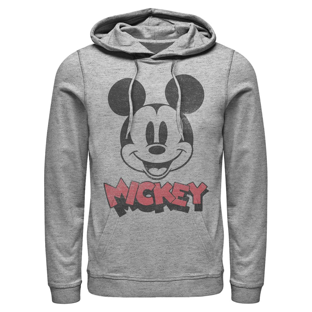 Men's Disney Distressed Retro Mickey Pullover Hoodie | Blue Culture Tees