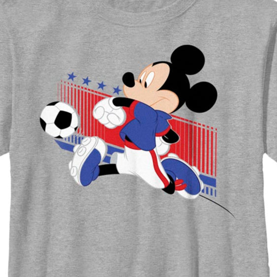 Boy's Disney USA Kick T-Shirt | Blue Culture Tees