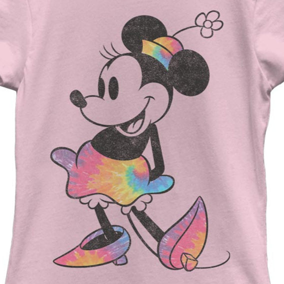 Girl's Disney Tie Dye Minnie T-Shirt | Blue Culture Tees