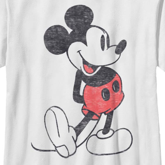 Boy's Disney Mouse Pose Distressed T-Shirt | Blue Culture Tees