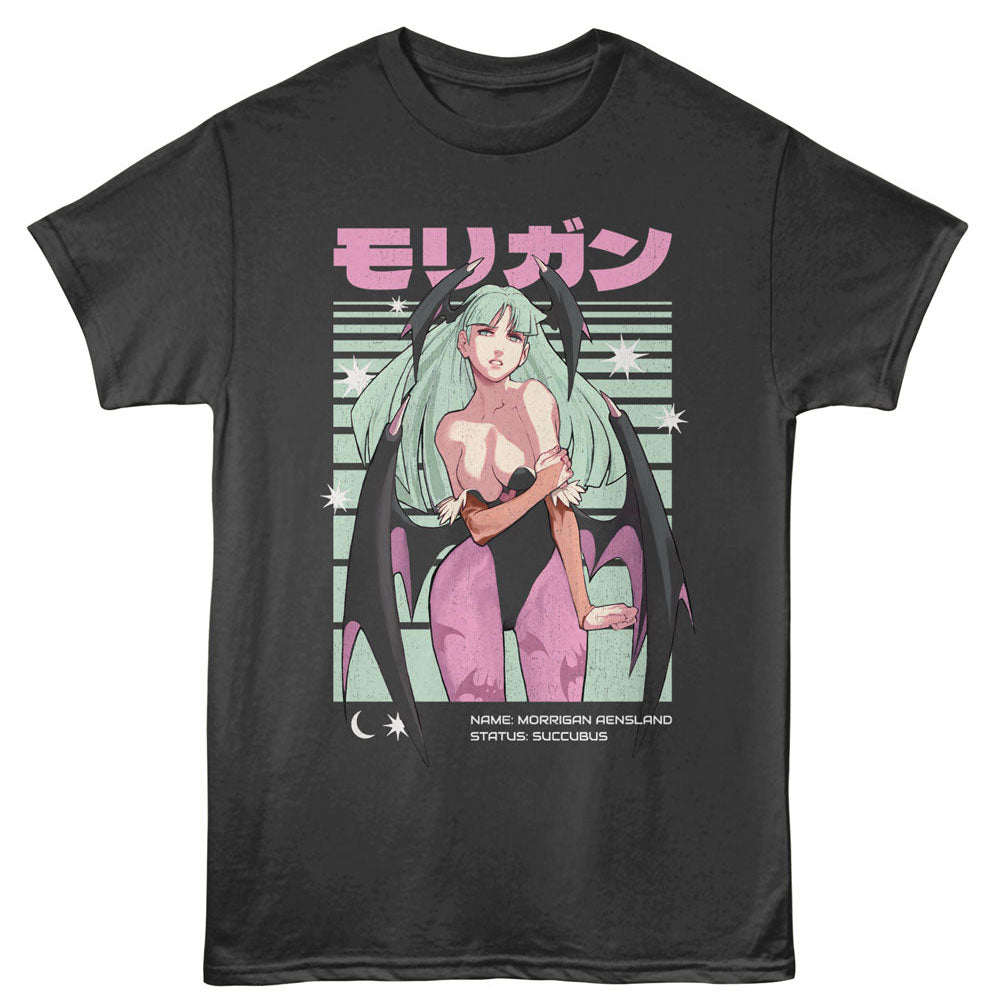 Darkstalkers Morrigan Lines T-Shirt