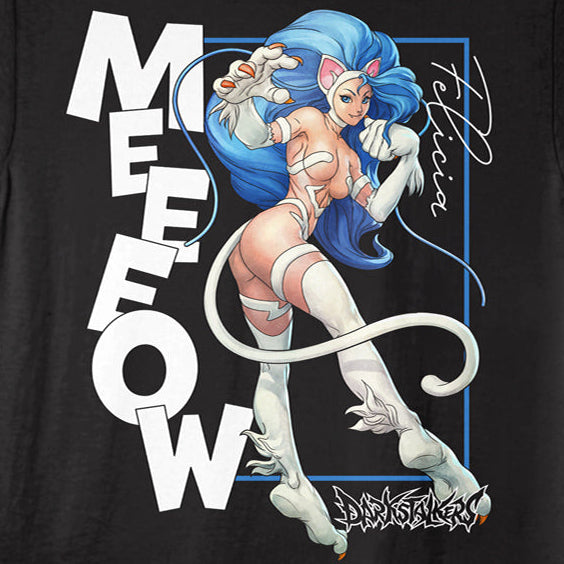 Darkstalkers Meow Felicia T-Shirt
