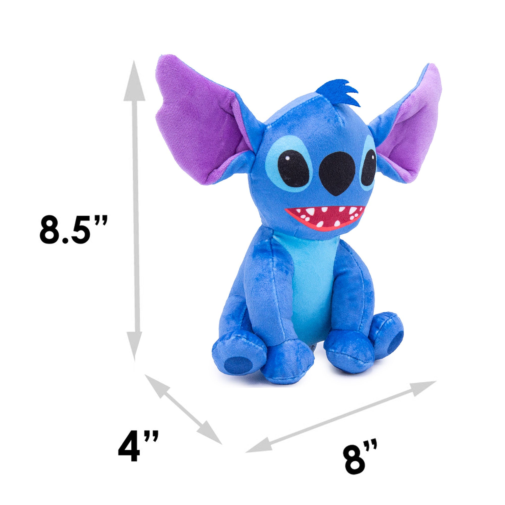 Disney Lilo and Stitch Stitch Full Body Plush Squeaker Dog Toy | Blue Culture Tees