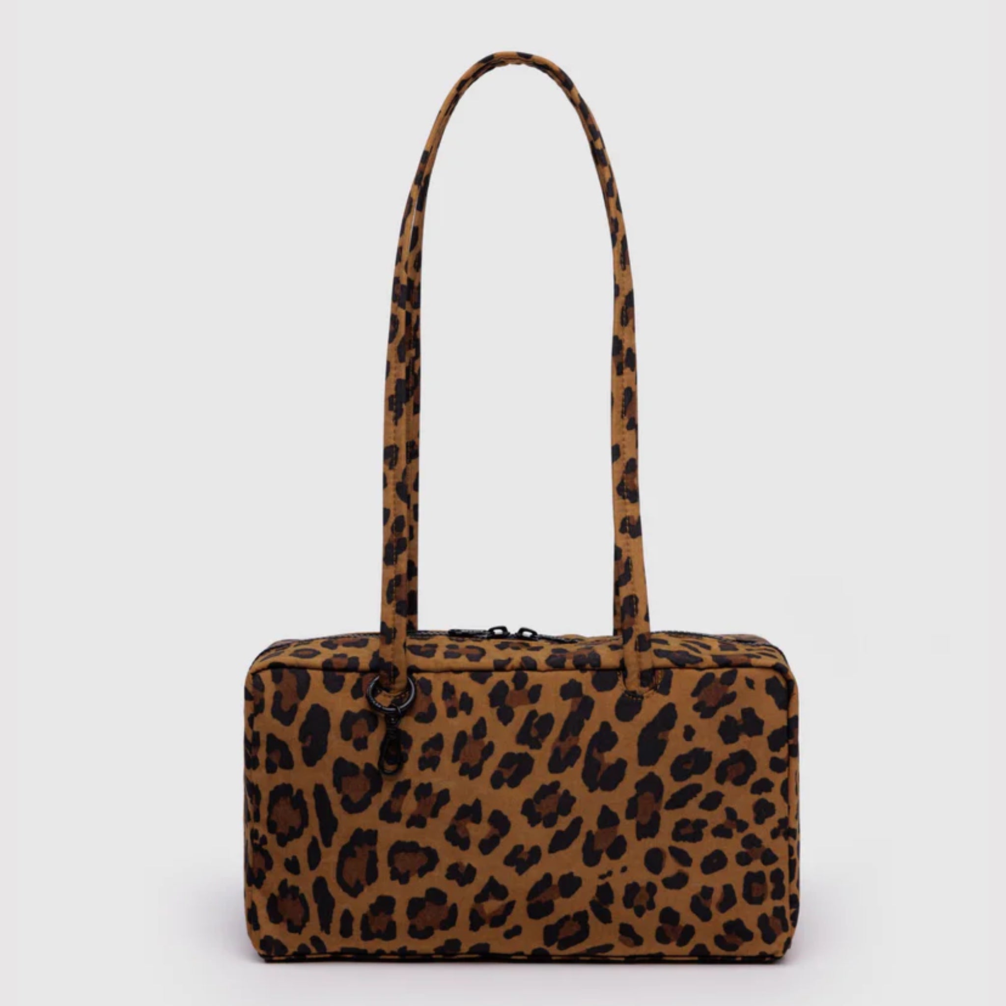 BAGGU Nylon Bowler Bag Leopard