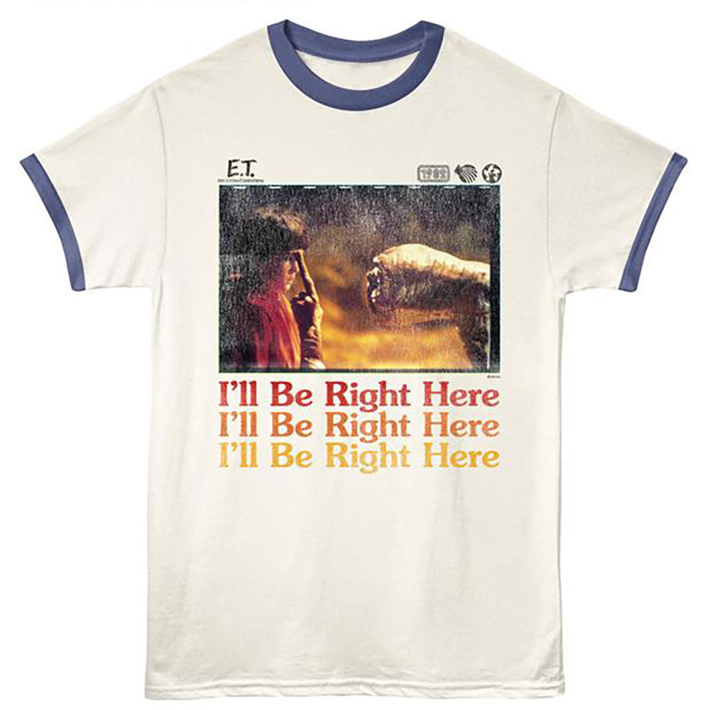 E.T. Be Right Here Ringer Shirt